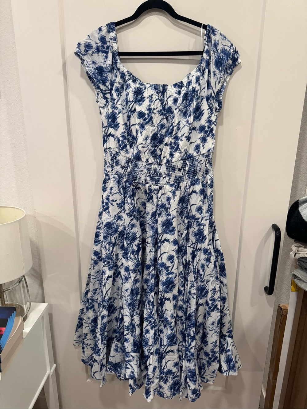 Macy's Floral Midi Dress Women’s Size Large